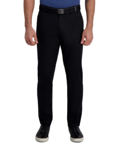 Shop Haggar Men's The Active Series City Flex Traveler Slim-fit Dress Pants In Black
