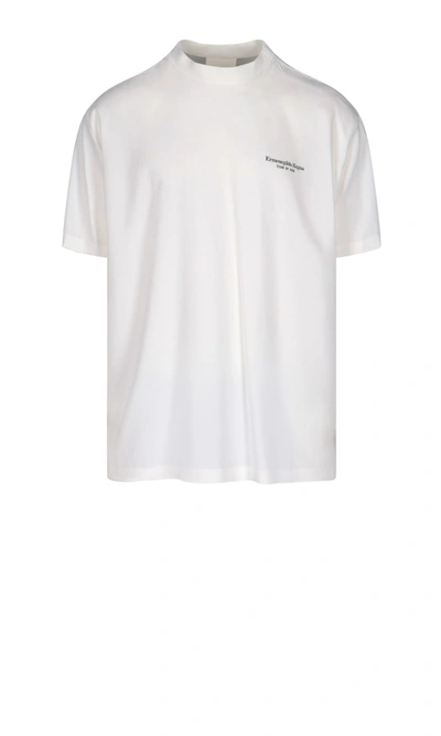Shop Fear Of God T-shirt In White