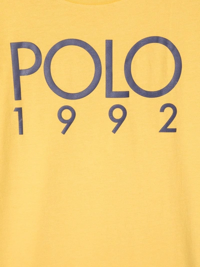 Shop Ralph Lauren 1992 T-shirt In Yellow