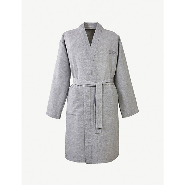 Hugo Boss Ease Cotton And Linen-blend Kimono | ModeSens