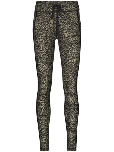 Shop The Upside Leopard-print Yoga Leggings In Green