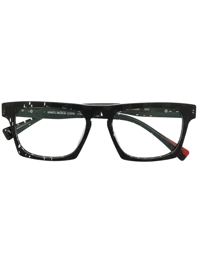 Shop Alain Mikli Printed Frame Glasses In Black