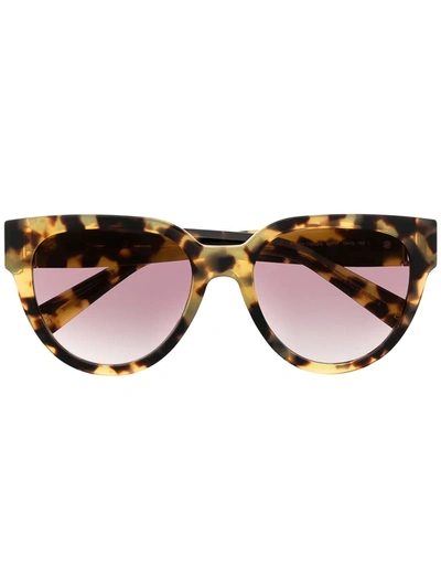 Shop Givenchy Cat-eye Tortoiseshell Sunglasses In Neutrals