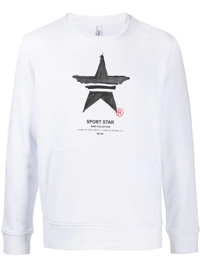 Shop Neil Barrett Graphic-print Sweatshirt In White