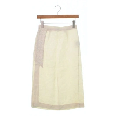 Pre-owned Isabel Marant Linen Trousers In White