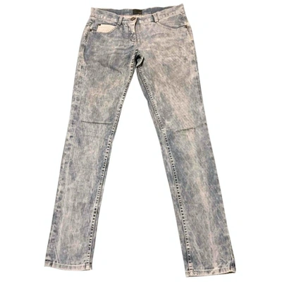 Pre-owned Fendi Navy Denim - Jeans Trousers