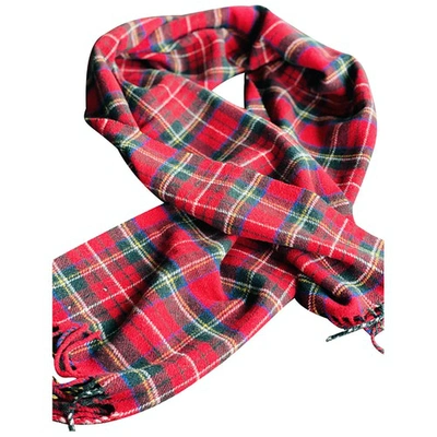 Pre-owned Dsquared2 N Red Wool Scarf