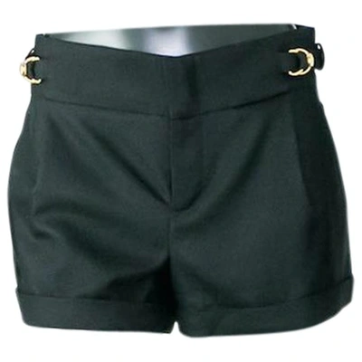 Pre-owned Gucci Black Wool Shorts
