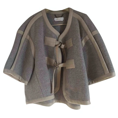 Pre-owned Chloé Grey Wool Coat