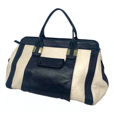 Pre-owned Chloé Alice Beige Leather Handbag