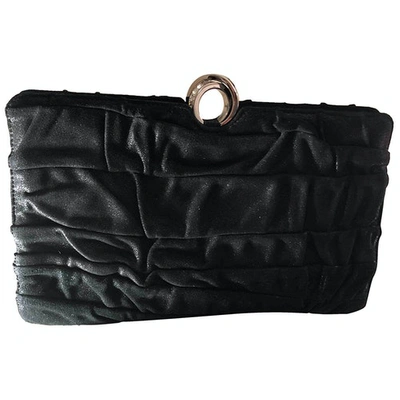 Pre-owned Rodo Black Leather Clutch Bag