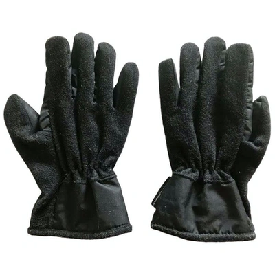 Pre-owned Dolce & Gabbana Wool Gloves In Black