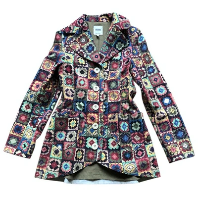 Pre-owned Moschino Wool Jacket In Multicolour