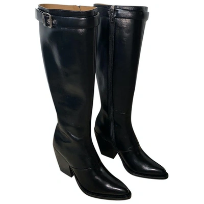 Pre-owned Chloé Black Leather Boots