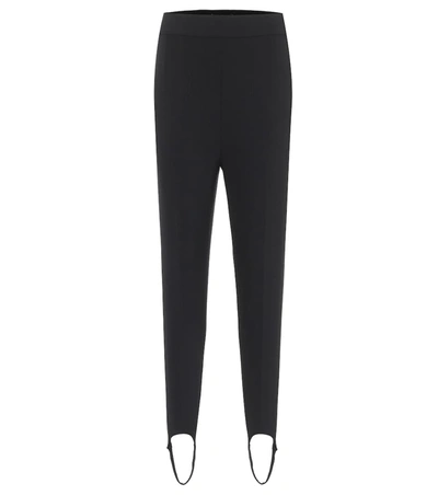 Shop Isabel Marant Nanou Stretch-jersey Stirrup Leggings In Black