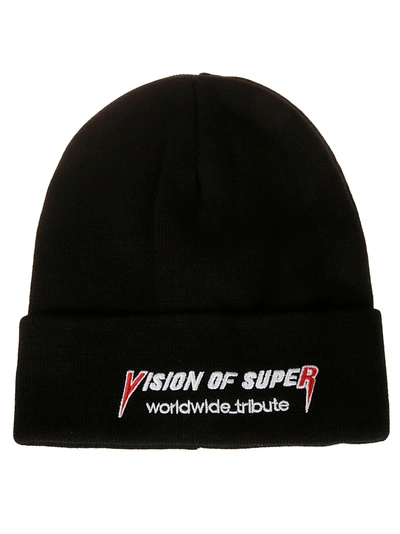 Shop Vision Of Super Beanie In Black