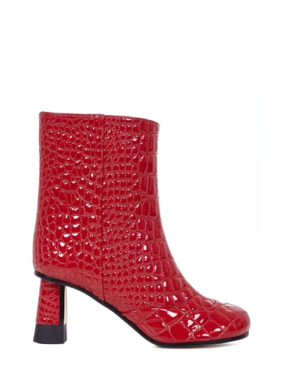 Shop Marco De Vincenzo Boots In Red