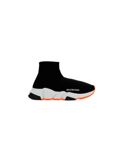 Shop Balenciaga Speed Sneakers In Blac/wh/blac/f.orang