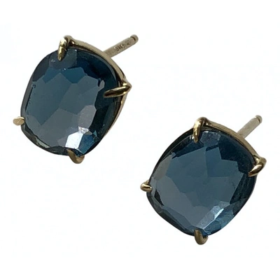 Pre-owned Marco Bicego Blue Yellow Gold Earrings