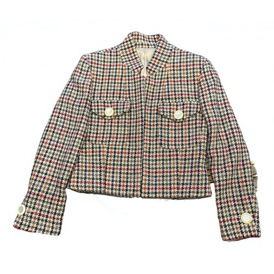 Pre-owned Moschino Multicolour Wool Jacket