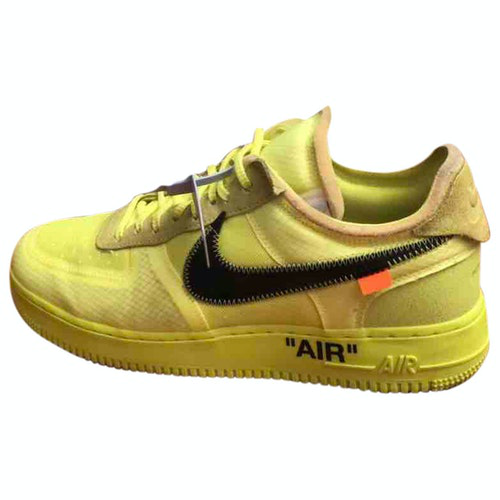 yellow air force 1 off white