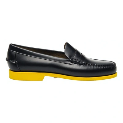 Pre-owned Sebago N Black Leather Flats