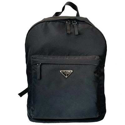 Pre-owned Prada Re-nylon Black Backpack