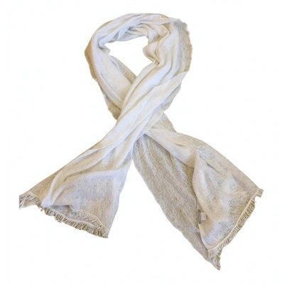 Pre-owned Hemisphere White Cashmere Scarf