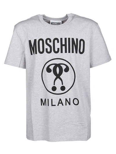 Shop Moschino T-shirt In Fantasy Print Grigio
