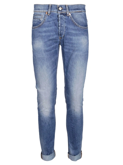 Shop Dondup Pantalone George In Blu Denim