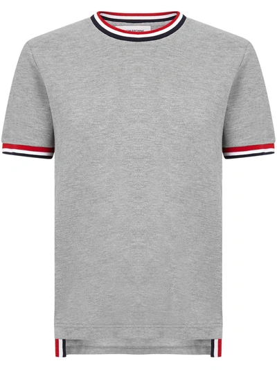 Shop Thom Browne T-shirt In Grey