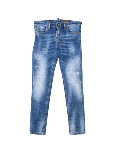 Shop Dsquared2 Skinny Jeans In Denim