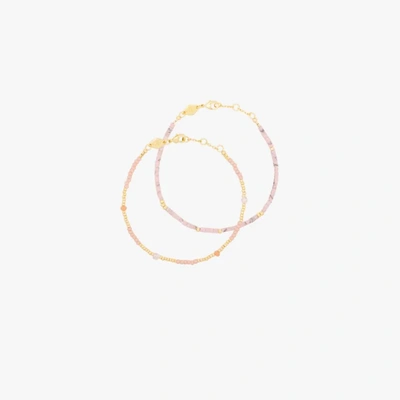 Shop Anni Lu Gold-plated Lynx Bracelet Set