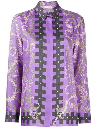 Shop Emilio Pucci X Koché High-neck Shirt In Purple