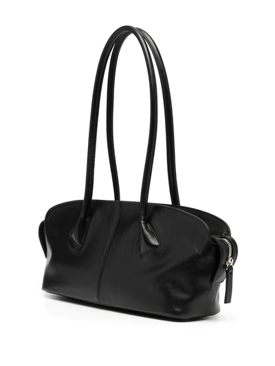 Shop Low Classic Baguette Bag In Black