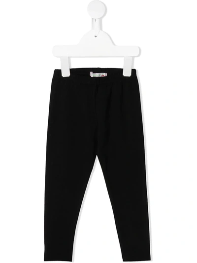 Bonpoint Elasticated Waist Trousers In Black