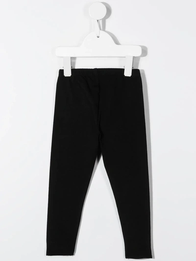 Shop Bonpoint Elasticated Waist Trousers In Black