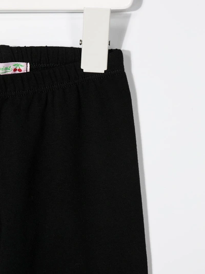 Shop Bonpoint Elasticated Waist Trousers In Black