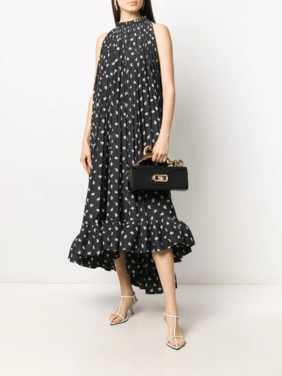 Lanvin Pencil Cat Tote Bag In Black