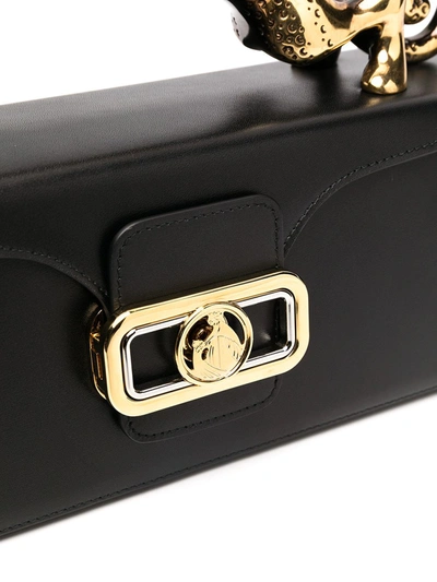 Lanvin Pencil Cat Tote Bag In Black
