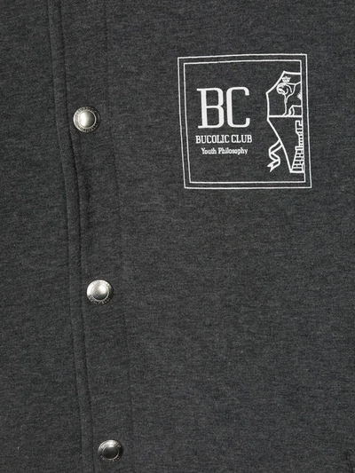 Brunello Cucinelli Colour-block Bomber Jacket In Grey