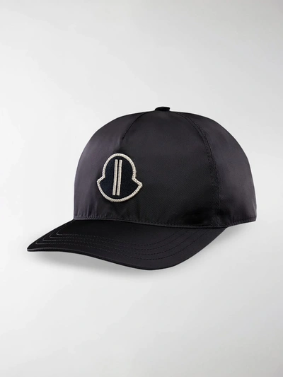 Shop Moncler X  Genius Logo-patch Cap In Black
