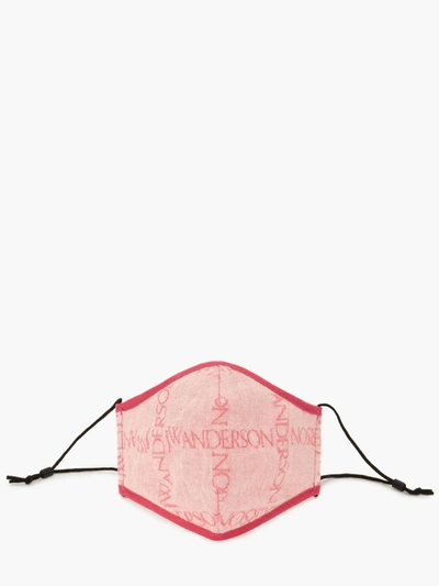 Shop Jw Anderson Jwa Face Mask In Pink