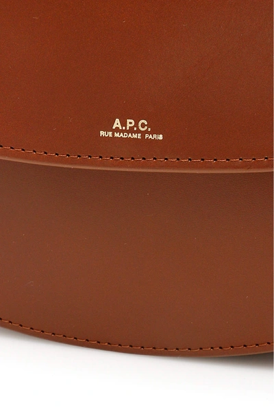 Shop Apc A.p.c. Geneve Crossbody Bag In Noisette