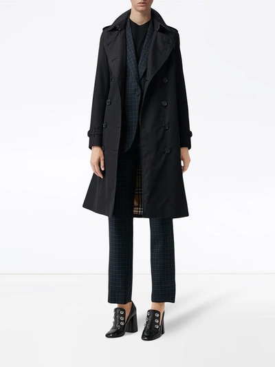 Shop Burberry Coats In Blu