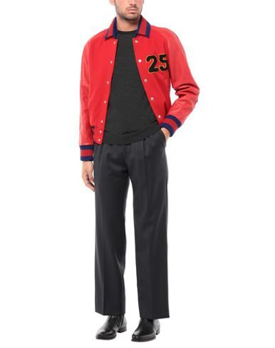 Shop Gucci Bomber In Red