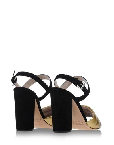 Shop Marc Jacobs Sandals In Gold