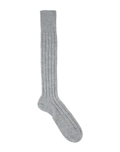 Shop Gucci Short Socks In Grey
