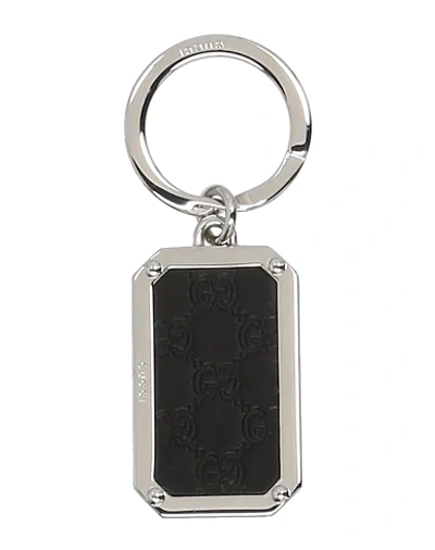 Shop Gucci Key Ring In Black
