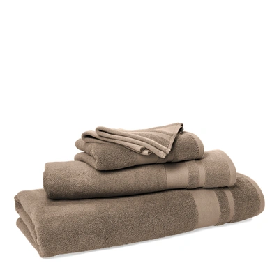 Shop Ralph Lauren Wilton Towels & Mat In Cedar Brown